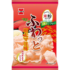 岩塚製菓 ふわっと明太マヨ味 | 大阪府のお菓子  