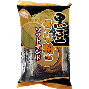 新潟県のお菓子の仕入は地方菓子専門卸 正気屋製菓におまかせください | かしわ堂 黒豆きな粉のソフトサンド